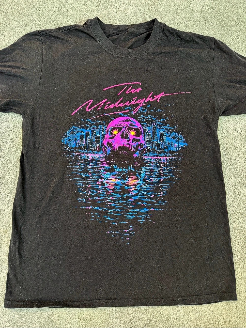 The Midnight  Syndicate Tour Shirt Skull Medium